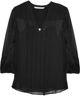 Thumbnail for your product : Diane von Furstenberg Tanyana silk-chiffon blouse