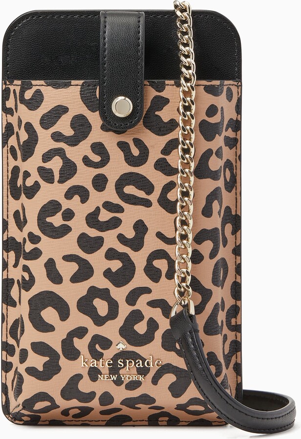 Kate Spade Remi Graphic Leopard Colorblock North South Tab Phone Crossbody  - ShopStyle Shoulder Bags