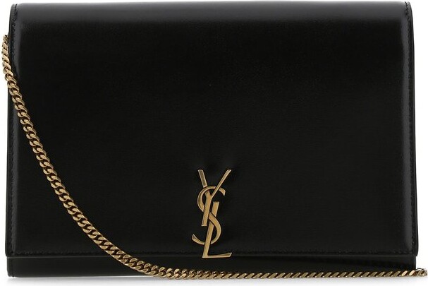 Saint Laurent Kate Logo Plaque Crossbody Bag