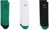 Thumbnail for your product : Nike Little Kids' Elite Crew Socks (3 Pairs) in Green