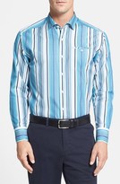 Thumbnail for your product : Tommy Bahama 'Mo' Raj Stripe' Original Fit Cotton & Silk Sport Shirt