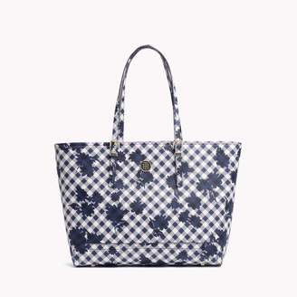 Tommy Hilfiger Saffiano Gingham Tote