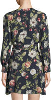 Thumbnail for your product : Alice + Olivia Hannah Long-Sleeve Floral Wrap Dress