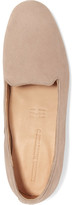 Thumbnail for your product : Dieppa Restrepo Dandy Textured-Leather Slippers