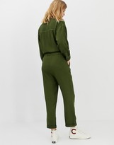 Thumbnail for your product : ASOS casual wash v-neck jumpsuit