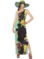 Thumbnail for your product : Etro Printed Techno Jersey Long Dress