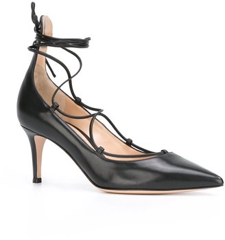 Gianvito Rossi lace-up pumps