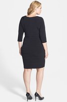 Thumbnail for your product : London Times Twist Top Shutter Dress (Plus Size)