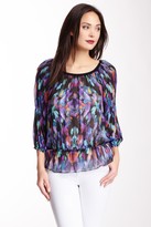 Thumbnail for your product : Nicole Miller Aurora Print Tee