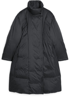 a line down coat