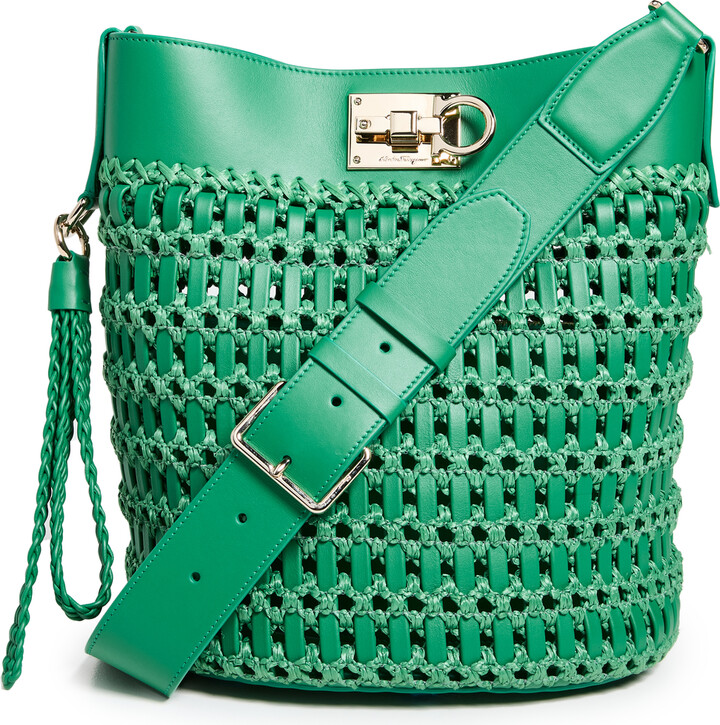 【SALVATORE FERRAGAMO】 THE STUDIO BUCKET BAG ferragamo-salvatore-the-studio