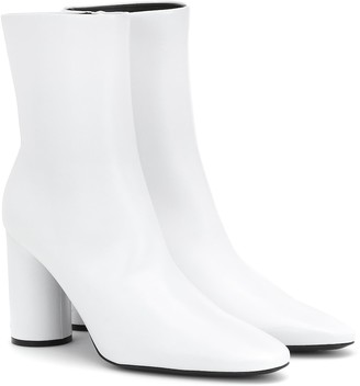 Balenciaga Leather ankle boots - ShopStyle