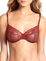 Thumbnail for your product : Hanro Art Nouveau Lace-Trimmed Underwire Bra