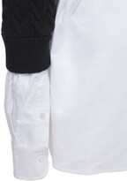 Thumbnail for your product : Alexander Wang Layered Knit Cardigan W/shirt