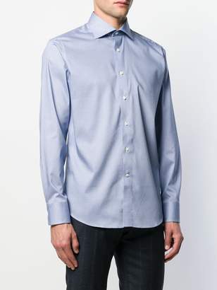 Canali all-over print shirt