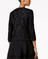 Thumbnail for your product : Kasper Lace Open-Front Blazer