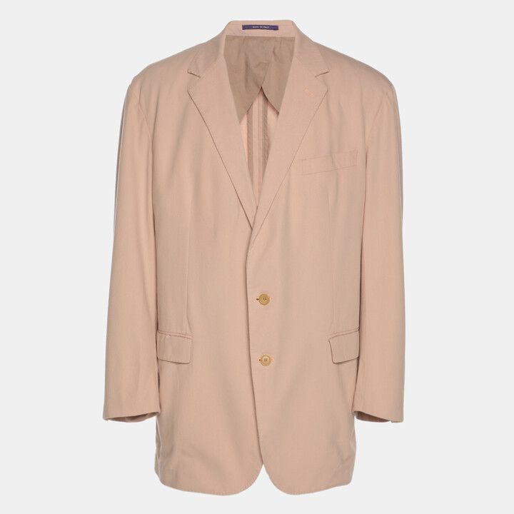 Ralph Lauren Purple Label Light Pink Cotton Blazer
