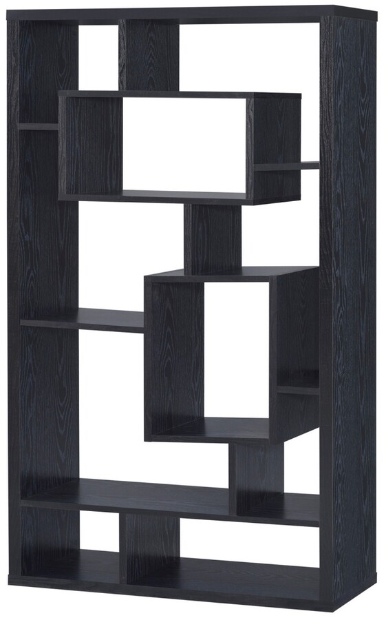 Coaster Home Furnishings Mystic, Asymmetrical Cube Bookcase With Shelves