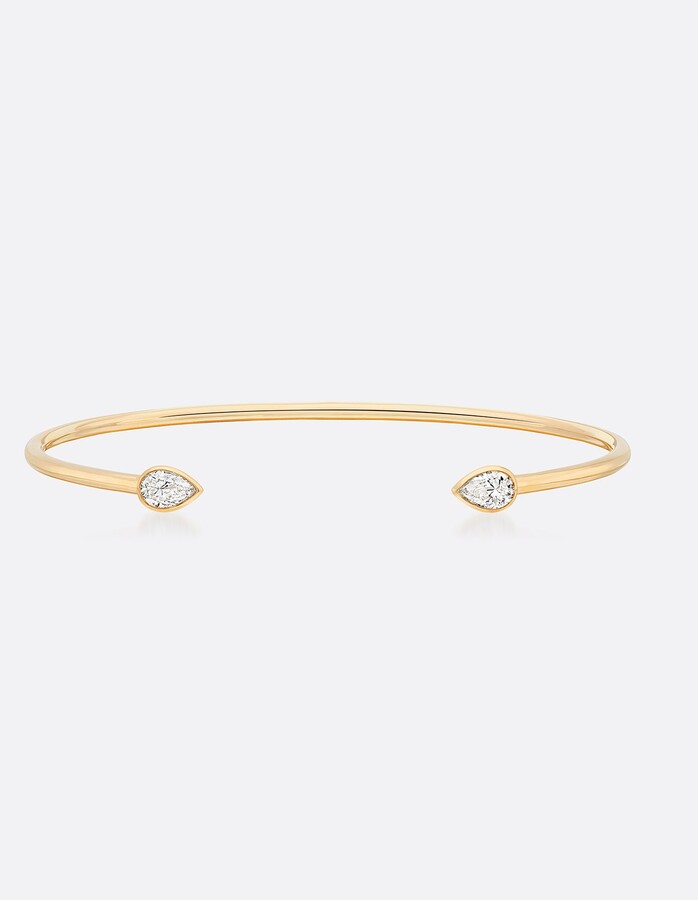 Romance Pear Diamond Droplet Bracelet