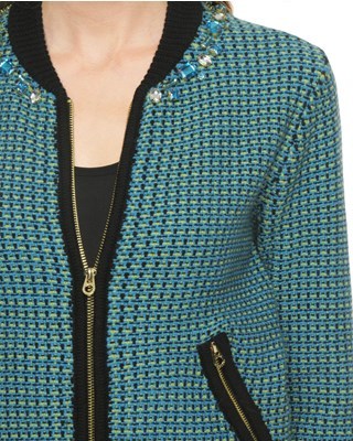 Juicy Couture Embellished Merino Jacket