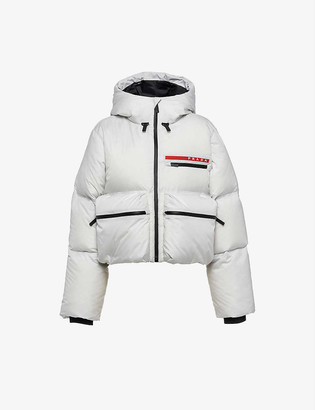 prada linea rossa down jacket