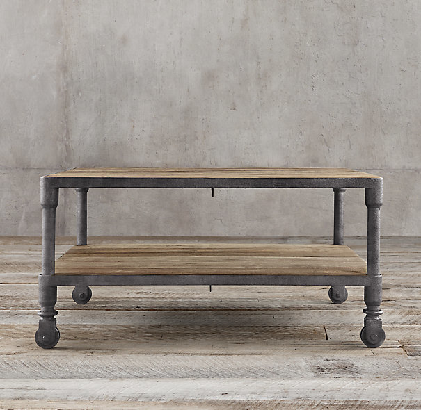 Restoration Hardware Dutch Industrial Square Coffee Table ShopStyle