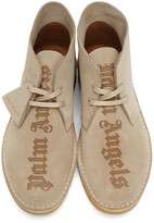 Thumbnail for your product : Palm Angels Beige Clarks Originals Edition Logo Desert Boots