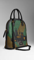 Thumbnail for your product : Burberry The Medium Bloomsbury with Shanghai City Motif