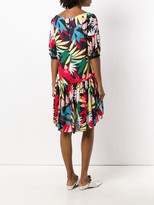 Thumbnail for your product : Talbot Runhof Floral Print Pleated Dress