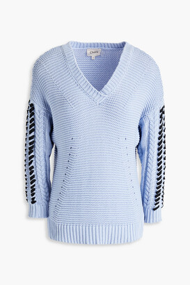 Charli Darcey whipstitched cotton sweater