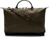 Thumbnail for your product : WANT Les Essentiels Olive Canvas & Leather Hartsfield Weekender Bag