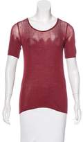 Thumbnail for your product : Sonia Rykiel Silk-Blend Knit Top w/ Tags