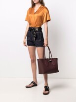 Thumbnail for your product : Longchamp Roseau pebbled-leather shoulder bag