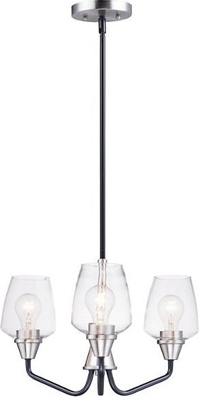Maxim Lighting Goblet Chandelier in Nickel Size: 3 light