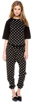 Thumbnail for your product : 3.1 Phillip Lim Contrast 3/4 Sleeve Top