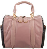 Thumbnail for your product : Nina Ricci Leather Colorblock Satchel
