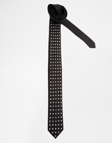 Thumbnail for your product : ASOS Tie With Clear Studs