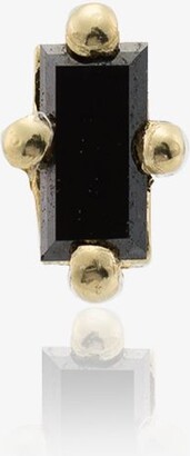 Lizzie Mandler Fine Jewelry 14K Yellow Gold Black Diamond Stud Earring