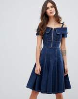 Thumbnail for your product : Miss Sixty flare denim dress