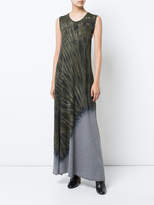 Thumbnail for your product : Raquel Allegra tie-dye detail maxi dress