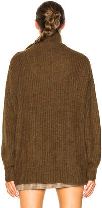 Etoile Isabel Marant Declan Grunge Knit Turtleneck Sweater