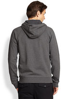 Thumbnail for your product : Michael Kors Leather Zip Hoodie