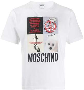 Moschino Pre Owned 1980's centre prints T-shirt