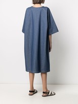 Thumbnail for your product : Sofie D'hoore Short-Sleeve Oversized Denim Dress