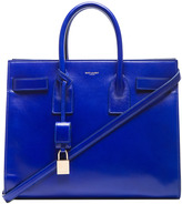 Thumbnail for your product : Saint Laurent Small Sac De Jour Carryall Bag in Neon Blue
