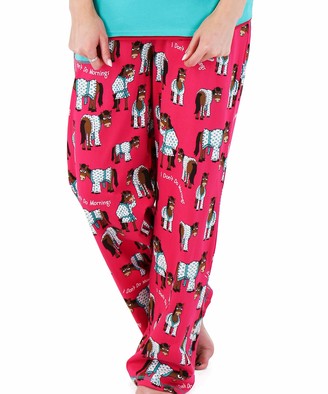 Lazy One HPP298 Women's I Don't Do Mornings Red Pajama Pyjama Pant XSmall -  ShopStyle