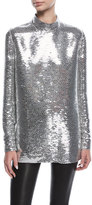 Thumbnail for your product : Tom Ford Sequined Mock-Neck Top