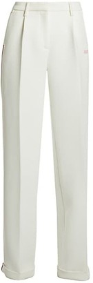 Off-White Bonded Wide-Leg Trousers