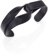 Thumbnail for your product : Stella McCartney Twist Cuff Bracelet/Blackened