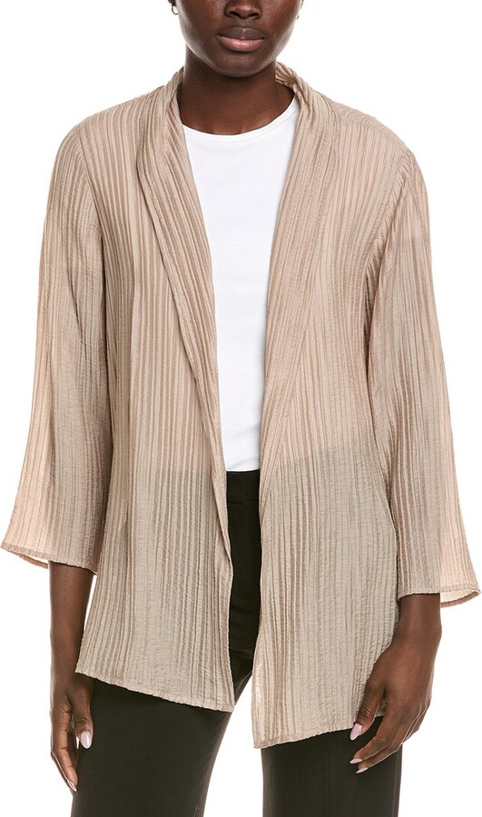 Eileen Fisher High Collar Jacket